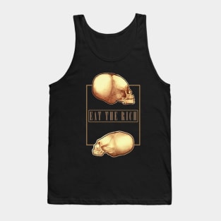 EAt the Rich Fashion Duel Elongated Skull Tank Top